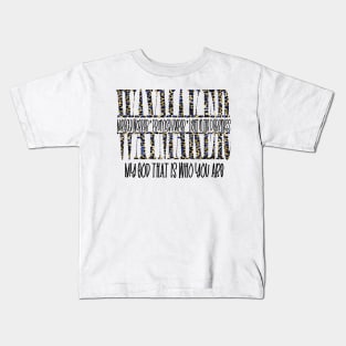 WayMaker Miracle Worker (leopard) Kids T-Shirt